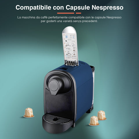Macchina Caffe Per Capsule Nespresso 1400w