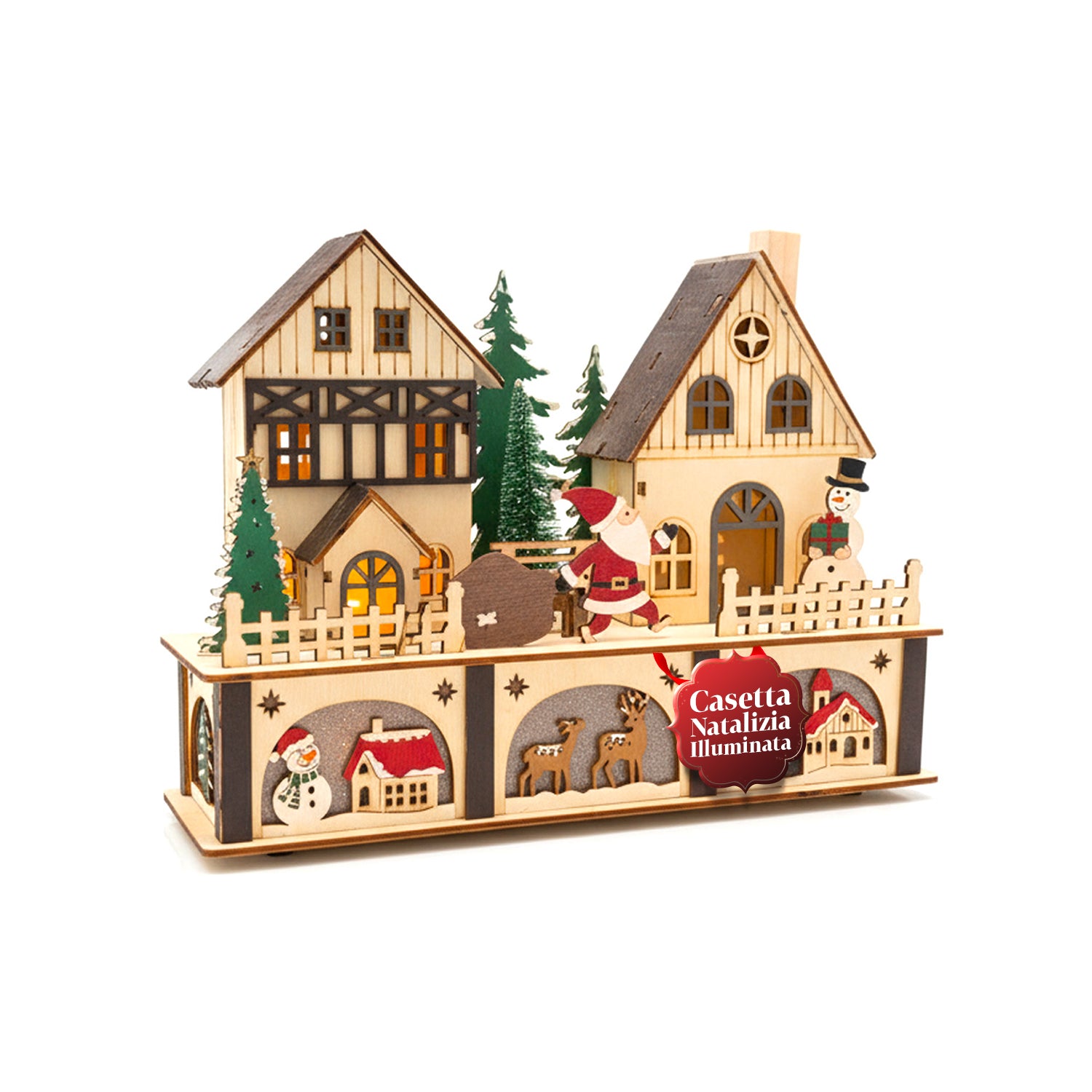 ibasenice Chalet Casa Piccola Kit Casa delle Bambole in Legno Scala 1 12 Casa Modello Decorativo Villaggio di Case di Natale Casette in Legno per Artigianato Mini Giochi ibasenice Chalet Casa Piccola Kit Casa delle Bambole in Legno Scala 1 12 Casa Modello Decorativo Villaggio di Case di Natale Casette in Legno per Artigianato Mini Giochi