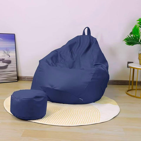 immagine-2-king-collection-pouf-a-sacco-in-nylon-65x62cm-blu-ean-8023755045968