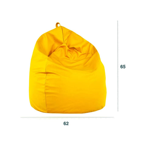 immagine-3-king-collection-pouf-a-sacco-in-nylon-65x62cm-giallo-ean-8023755045937