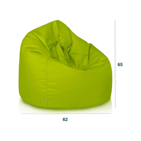 immagine-3-king-collection-pouf-a-sacco-in-nylon-65x62cm-verde-ean-8023755045920