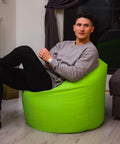 immagine-5-king-collection-pouf-a-sacco-in-nylon-65x62cm-verde-ean-8023755045920