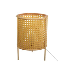 Lampada Da Tavolo In Bambù E Rattan 28 Cm