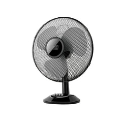 Ventilatore Da Tavolo 3 Velocità Nero 40cm 40w