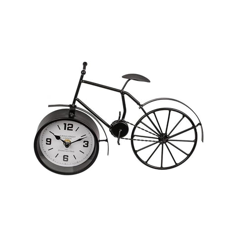 immagine-1-oem-bicicletta-decorativa-con-orologio-in-metallo-nero-31x20cm-ean-4029811472468