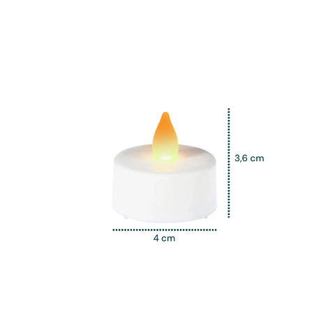 Set 16 Candele LED Decorative – Luce Calda per Interni