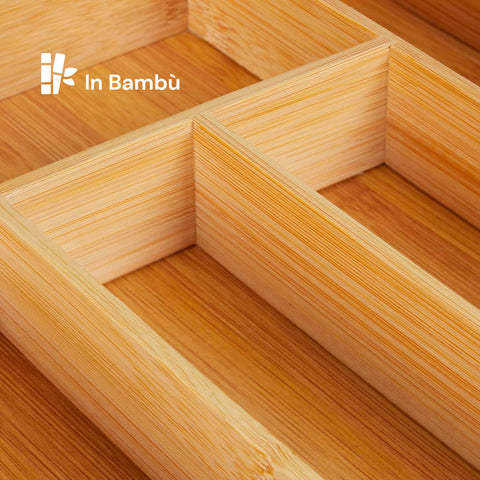 Organizer Per Cassetti Estensibile In Bamboo