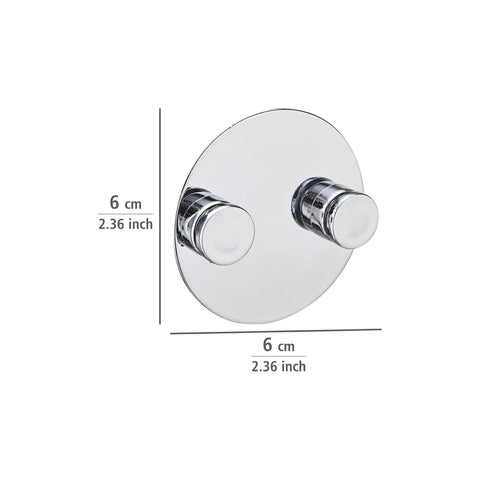 Gancio Doppio In Acciaio Inox