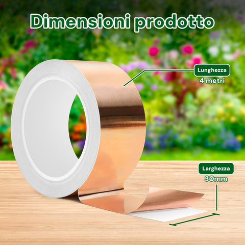 Nastro Anti Lumache Per Piante E Verdure 4m