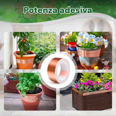 Nastro Anti Lumache Per Piante E Verdure 4m