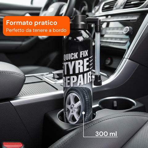 Spray Ripara Pneumatici Rapido 300ml – Sigilla Forature in Pochi Secondi
