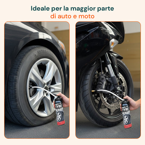Spray Ripara Pneumatici Rapido 300ml – Sigilla Forature in Pochi Secondi