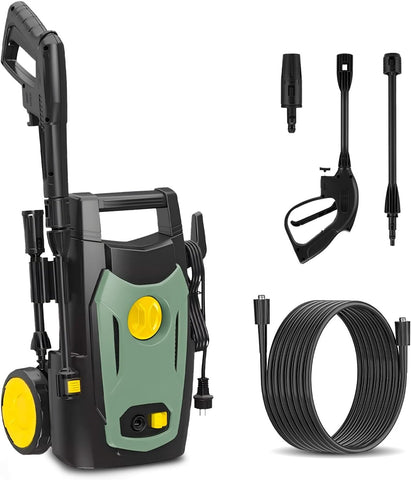 Idropulitrice Elettrica 1200W 100 Bar con Lancia Regolabile e Sistema Total Stop