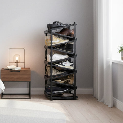 Scarpiera Zig Zag Per 10 Paia Di Scarpe In Plastica 36x30x65cm