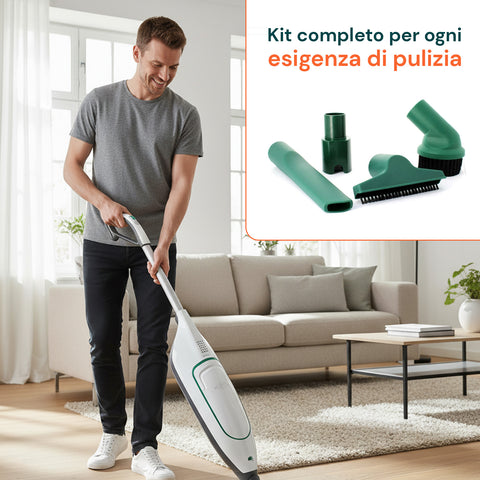 Set Accessori Folletto Compatibile VK130 in Poi – Lancia, Pennello, Adattatore