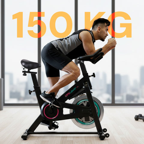 Indoor Bike Professionale – Telaio in Acciaio e Display con Supporto Telefono