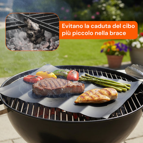 Tappetini Antiaderenti Per Barbecue Set da 2