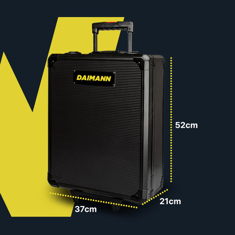 Set Utensili Professionale da 699 Pezzi in Valigetta Trolley – CraftyCart Nero