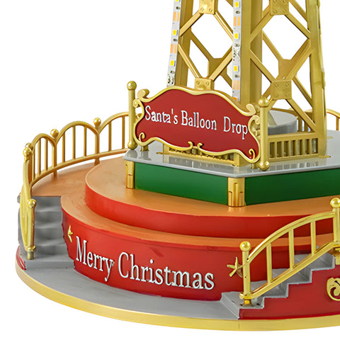 Giostra Natalizia Animata Con Musica E Luci Led