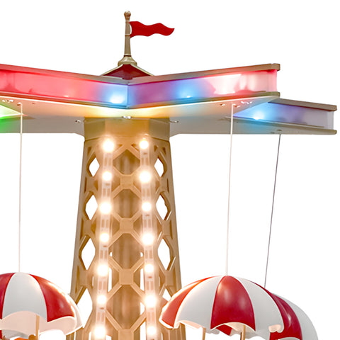 Giostra Natalizia Animata Con Musica E Luci Led