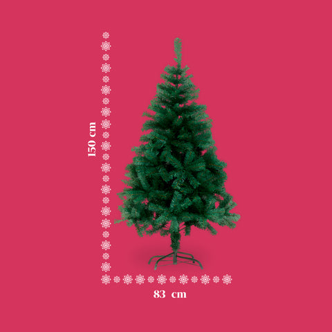 Albero Natalizio Classico – Rami Folti e Stabili, Altezza 150/180/210 cm