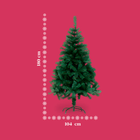 Albero Natalizio Classico – Rami Folti e Stabili, Altezza 150/180/210 cm