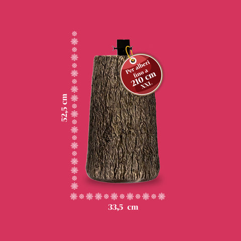 Base Realistica per Alberi di Natale XXL da 120 a 210 cm – Stile Tronco