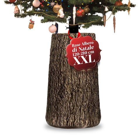 Base Realistica per Alberi di Natale XXL da 120 a 210 cm – Stile Tronco