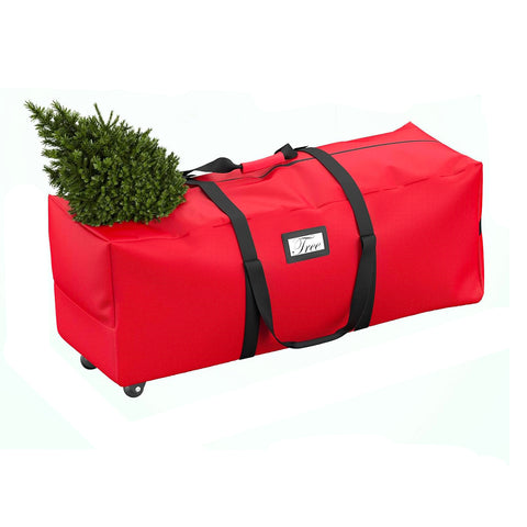 Borsa Contenitore per Albero di Natale con Ruote in Tessuto Impermeabile