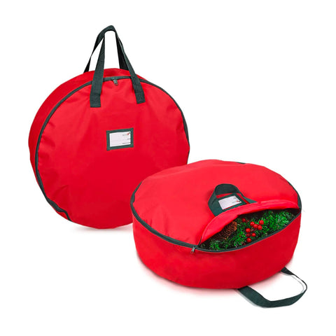 Borsa Contenitore per Ghirlanda Natalizia in Tessuto – Impermeabile e Resistente