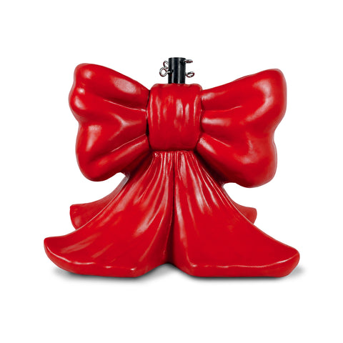 Base per albero di Natale decorativa, 10 soggetti, in ferro e magnesio, aggancio universale, alberi fino a 210 cm, 2 modelli con luci LED