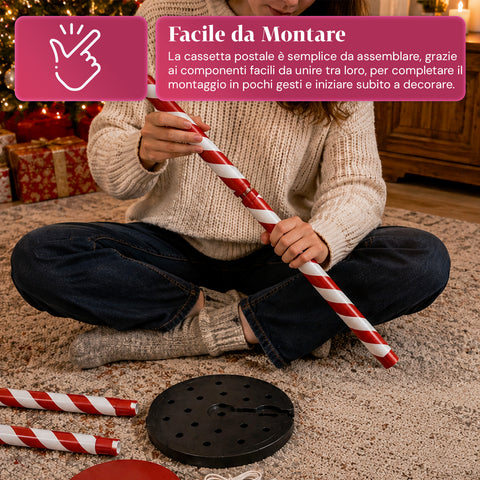 Lampione di Natale con Neve Soffiata, Musica e Luci LED – 4 Varianti