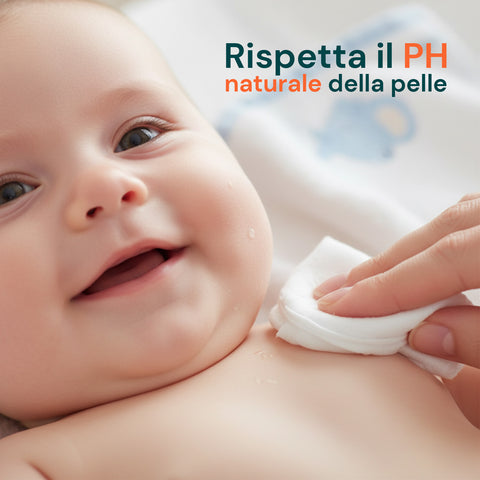 Salviettine Baby 72 / 864 pz – Morbide a Nido d’Ape Fragranza Latte d' Avena e Riso, Aloe o Crema al Talco