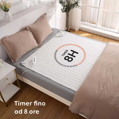 Coperta Termica Elettrica Lavabile con RIscaldamento Rapido e