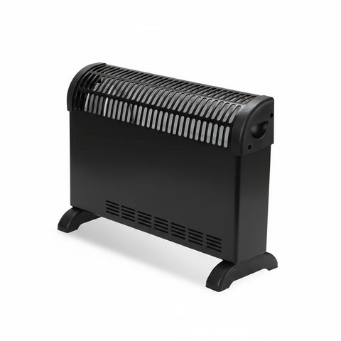 Termoconvettore Elettrico da Pavimento 2000w 57 x 20 x 40 cm Nero
