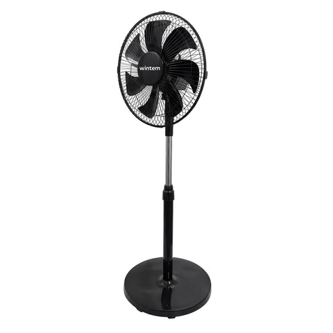 Ventilatore a Piantana 40W con  7 Pale in PP, 3 Velocità, Altezza Regolabile 80-100cm – Oscillazione Orizzontale 60° e Inclinazione 45°