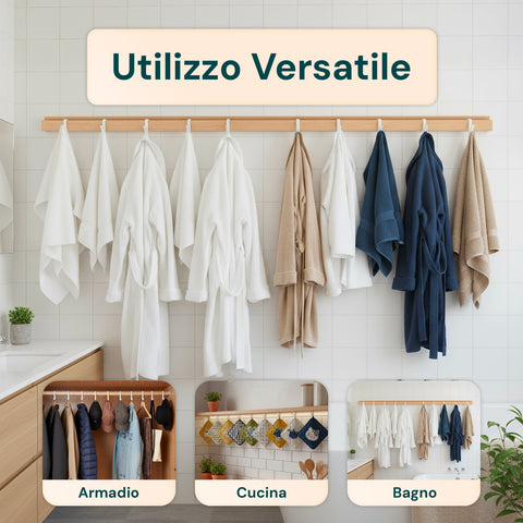 Ganci Multiuso in Plastica Resistente per Casa e Ufficio – Set da 10