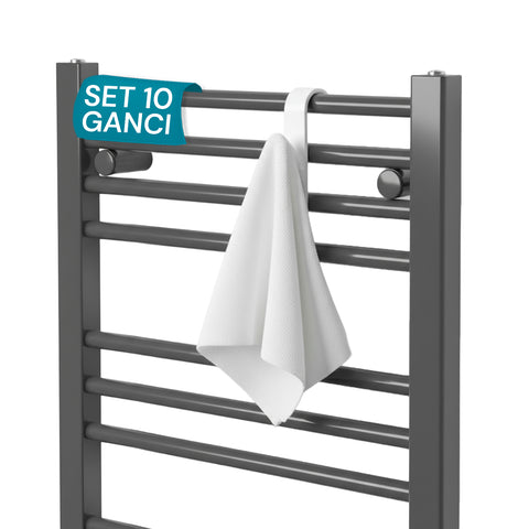 Ganci Multiuso in Plastica Resistente per Casa e Ufficio – Set da 10