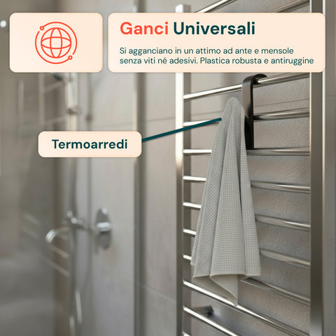 Ganci Multiuso in Plastica Resistente per Casa e Ufficio – Set da 10