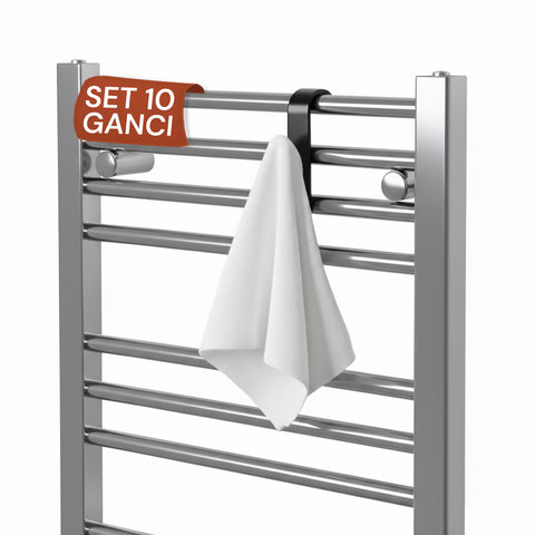 Ganci Multiuso in Plastica Resistente per Casa e Ufficio – Set da 10