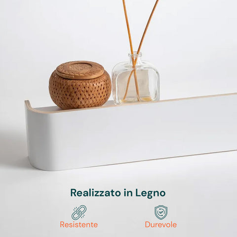 Appendiabiti da Muro Design Moderno con 4 Ganci a Scomparsa