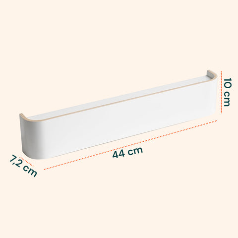 Appendiabiti da Muro Design Moderno con 4 Ganci a Scomparsa
