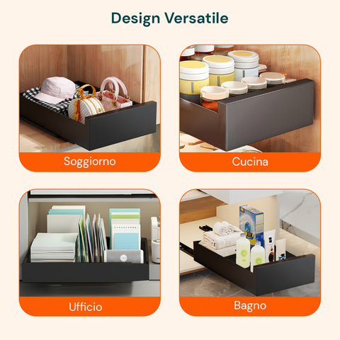 Organizer Estraibile Salvaspazio – Contenitore Scorrevole Multiuso