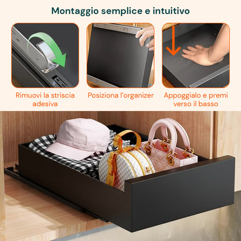 Organizer Estraibile Salvaspazio – Contenitore Scorrevole Multiuso