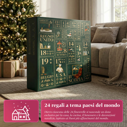 Calendario dell’Avvento Mamma Avilia – Paesi del Mondo con Gioco dell’Oca