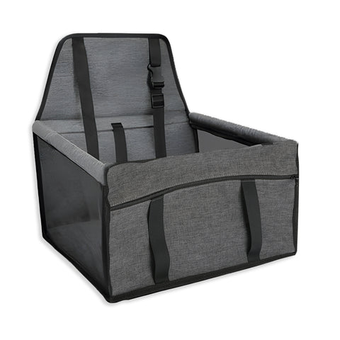 Seggiolino Auto per Cani Piccoli 39x39 H28cm Robusto con Gancio di Sicurezza