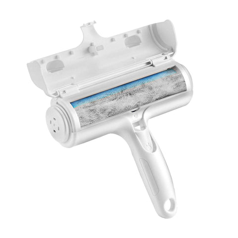 Rullo Leva Peli per Animali con Contenitore Svuotabile