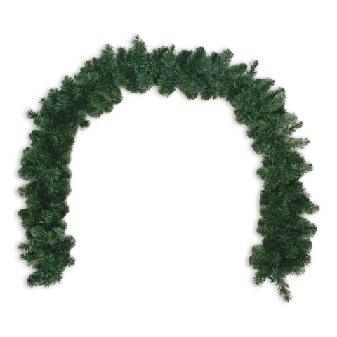 Ghirlanda Natalizia Verde 270 cm – Festone Decorativo Classico 180 Rami