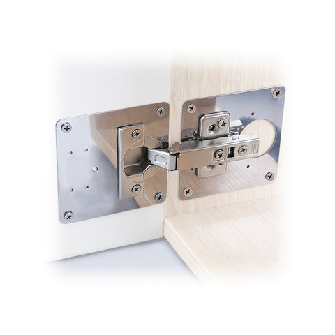 Set 16 Staffe 64 Viti in Acciaio Inox – Riparazione Cerniere e Mobili