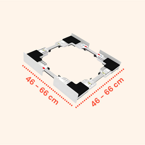 Kit Sovrapposizione Lavatrice e Asciugatrice con Cinghia di Fissaggio